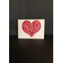 Mini tablou de birou "Heart Rose" Mini tablou de birou "Heart Rose"