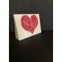 Mini tablou de birou "Heart Rose" Mini tablou de birou "Heart Rose"