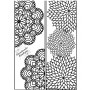 Semn de carte de colorat cu ciucure multicolor 