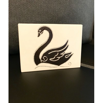 Mini tablou de birou "Lebada neagra" Mini tablou de birou "Lebada neagra"